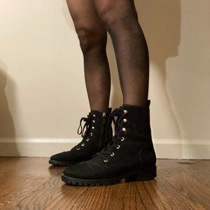 Black Lace Up Boots